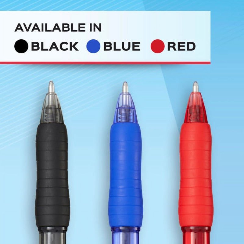 Medium Point Black Ballpoint Pen - Retractable, 8 Pack