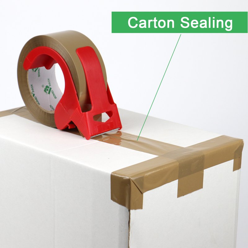 Quiet Packing Tape 4 Pack - 1.88 Inch x 55 Yards Heavy-Duty Sealing Tape