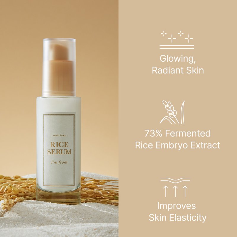 I'm From Rice Serum 1.01 fl oz - Fermented Rice Extract for Brightening & Hydration