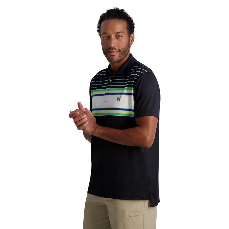Men's Varsity Stripe Golf Polo Shirt - Chaps Stretch Performance S-3XL