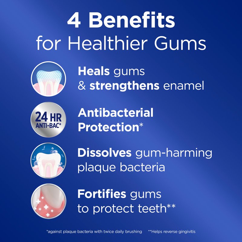(4 Pack) Crest Pro-Health Gum & Enamel Repair Toothpaste - Advanced Whitening, 2.6 oz