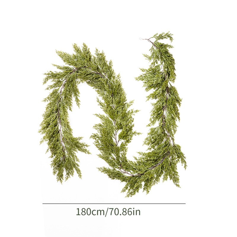 5.9Ft Artificial Christmas Garland with Pine Greenery for Holiday Decor
