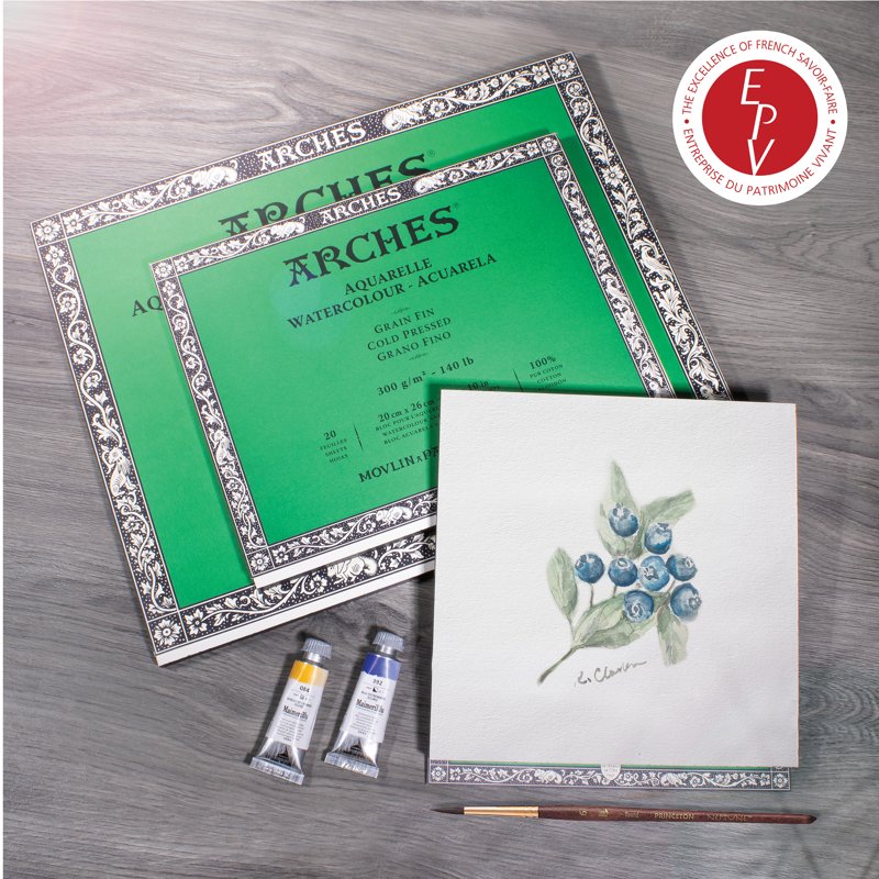 Watercolor Painting Block 9x12 Inches Cold-Pressed, Acid-Free Art Paper