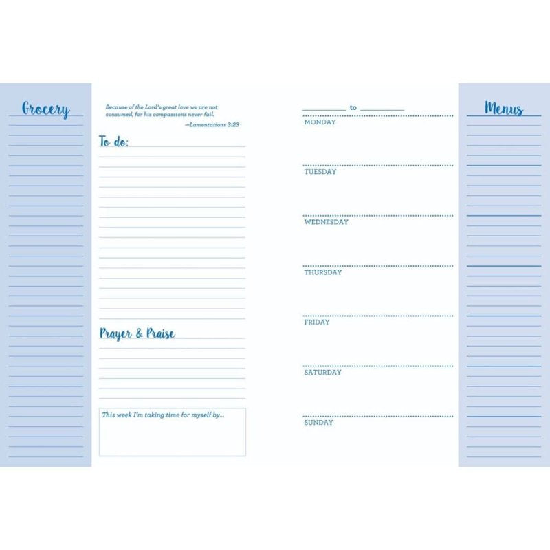 Undated Christian Family Planner & Prayer Journal - Amy Knapp 12-Month Organizer