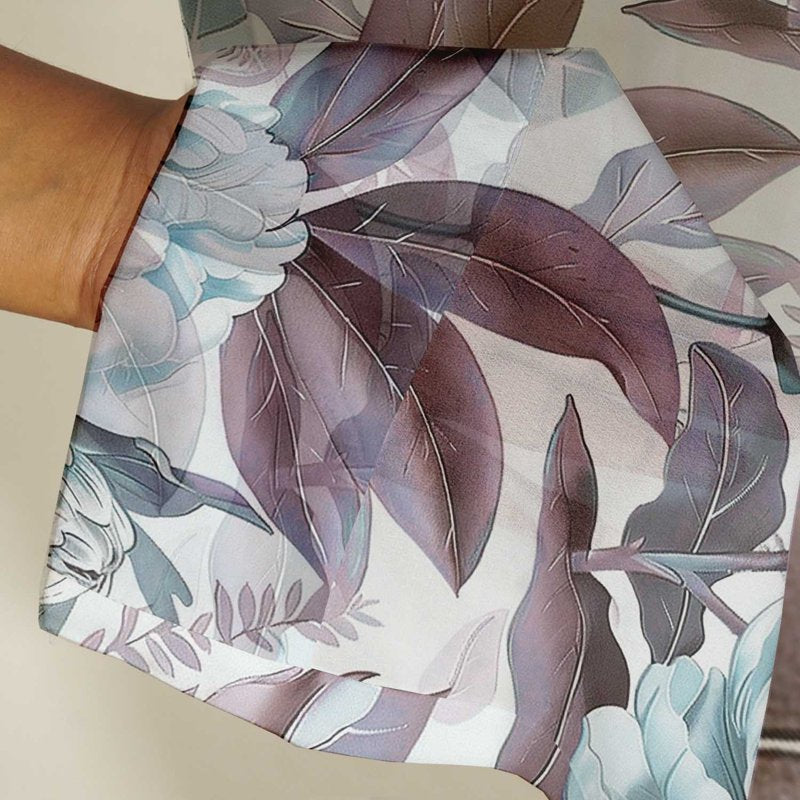 Sheer Curtains for Windows - Set of 2 Light Filtering Georgette Panel Drapes