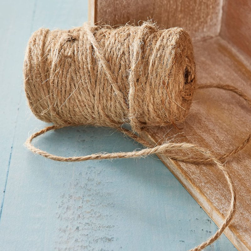 12 Pack Natural Jute Twine for Crafts and Floral Arrangements - 120 ft