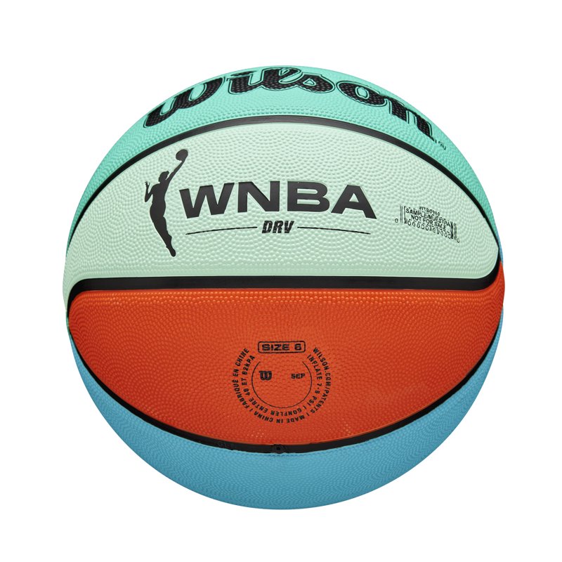 Outdoor Basketball 28.5 Inch Size 6 - Bright Multi-Color Dribble & Shoot