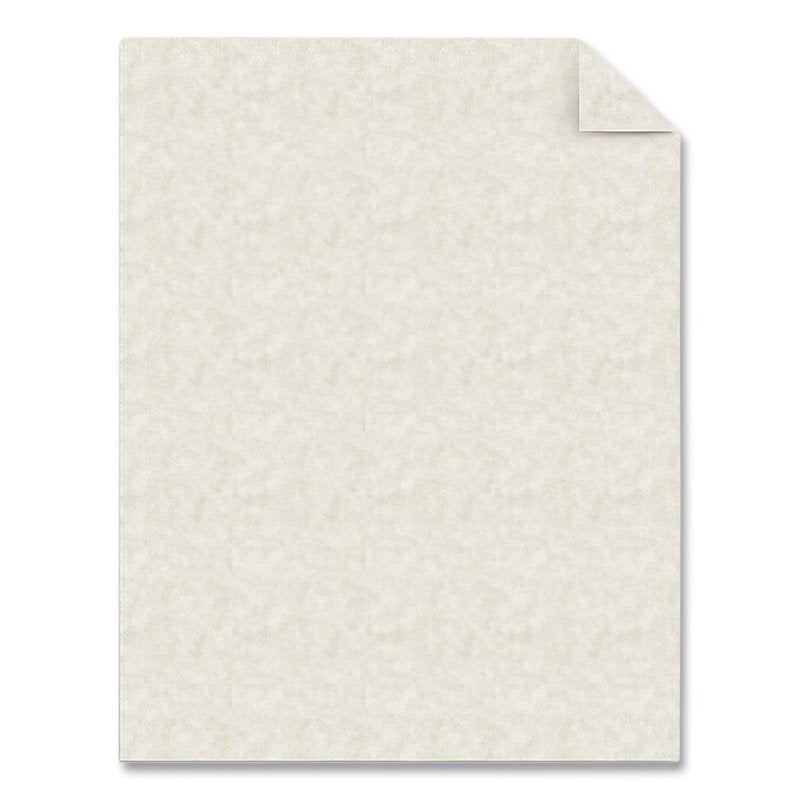 24 lb Gray Parchment Specialty Paper - 8.5 x 11 Inch, Acid-Free, 500 Sheets