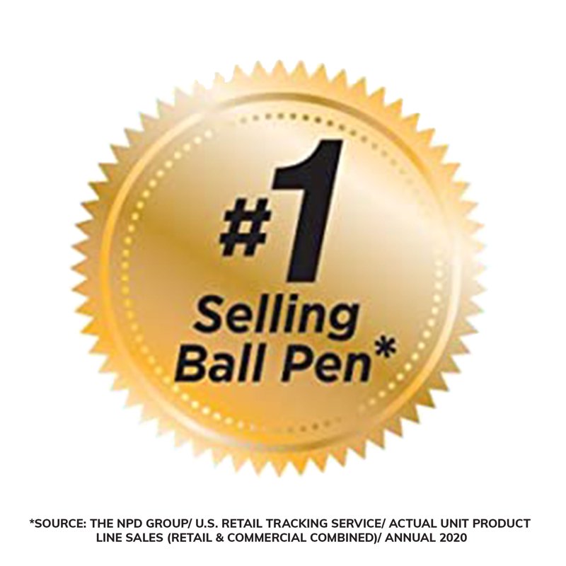 Ballpoint Pens Bulk Pack - Medium Point Black Ink, 60 Count
