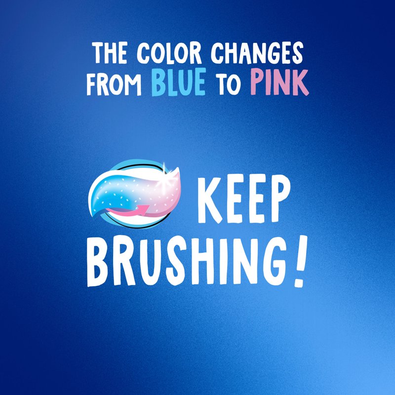Kids Color Changing Strawberry Fluoride Toothpaste - 4.2 oz, Multipack