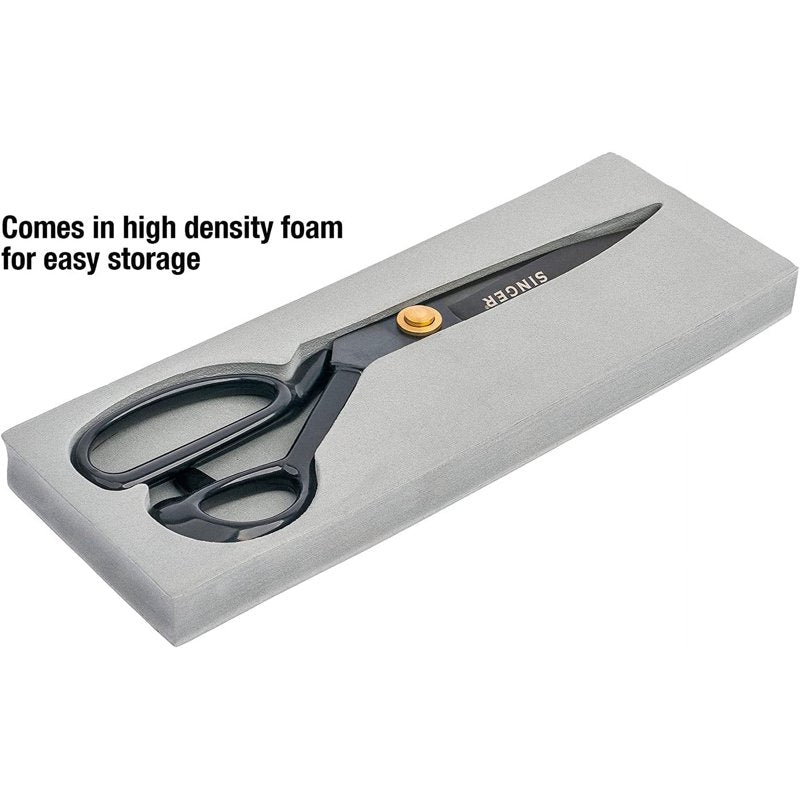 Singer ProSeries 10" Forged Tailor Scissors, Black Oxidized Stainless Steel