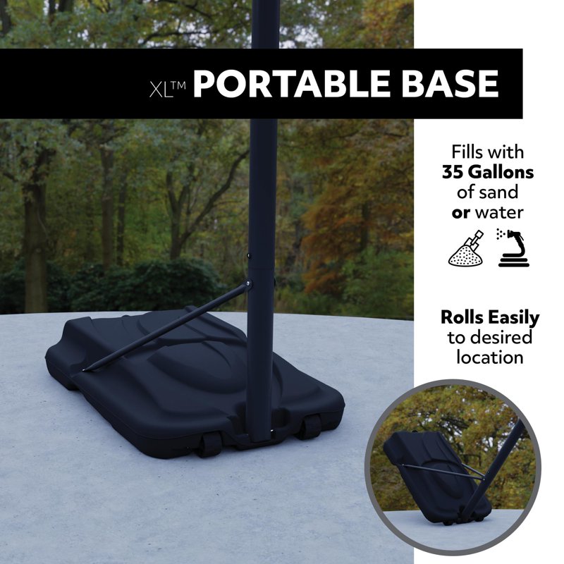 Adjustable Portable Basketball Hoop with 54-Inch Shatterproof Backboard – Outdoor Court System