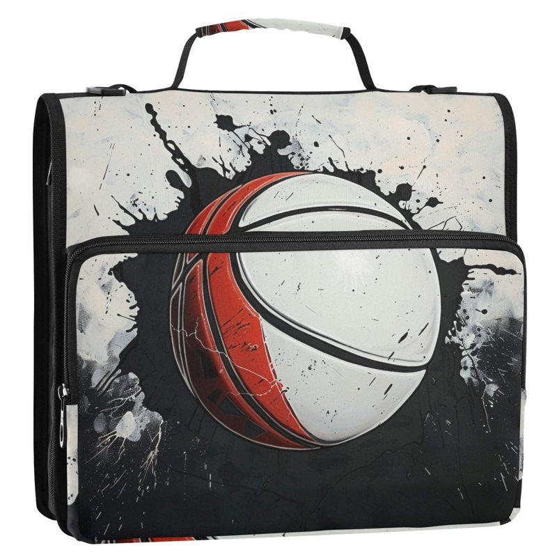 Waterproof 3-Ring Zipper Binder with Shoulder Strap, 2-Inch D-Ring, 500 Sheets Capacity
