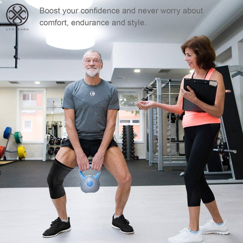 Breathable Knee Support Sleeves for Sports Injury Recovery & Pain Relief