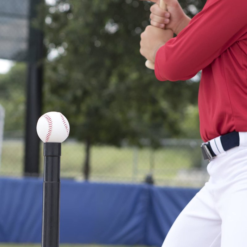 Champion Sports Deluxe Batting Tee 22-36 Inch Adjustable Steel Baseball Hitting Aid
