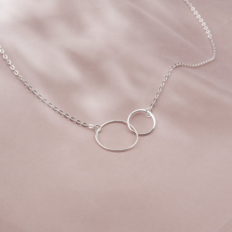 Mother & Son Necklace 925 Sterling Silver Gift for Mothers Day or Birthdays