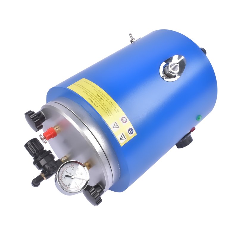 500W Wax Casting Machine with 2 Nozzles, 5.5lb Capacity for Jewelry Making