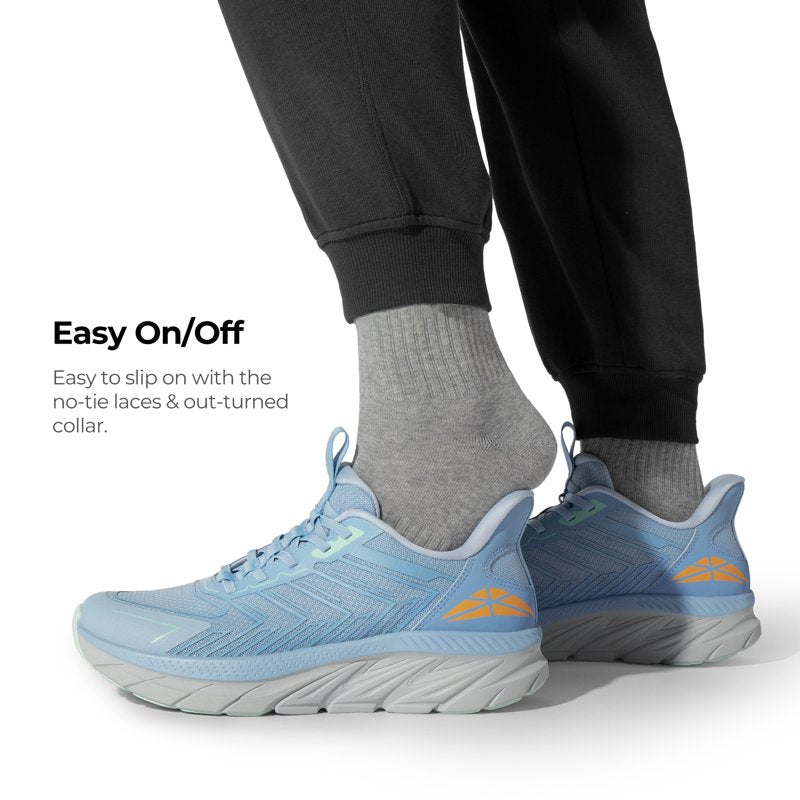 Men's Slip-On Athletic Walking Shoes - Breathable Non-Slip Sneakers for Gym & Casual Wear