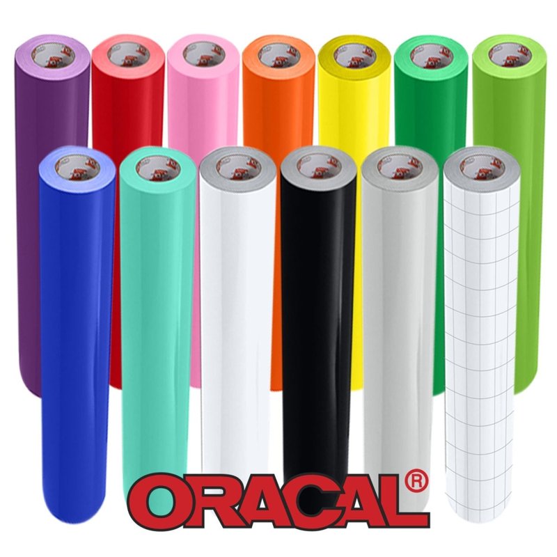 12 Pack Glossy Vinyl Rolls 24x6ft for Indoor & Outdoor Signage & Decoration