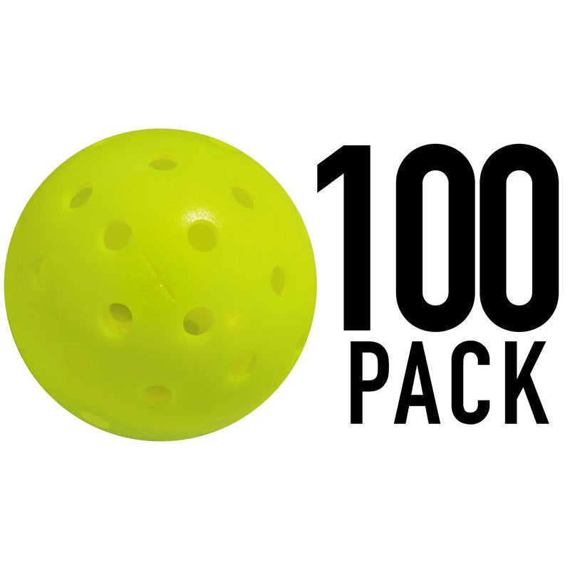 Franklin X-40 Pickleballs - 100 Pack, USAPA Approved, Optic Yellow