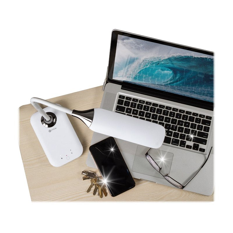 OttLite Enhance LED Desk Lamp with Sanitizing and USB Charging