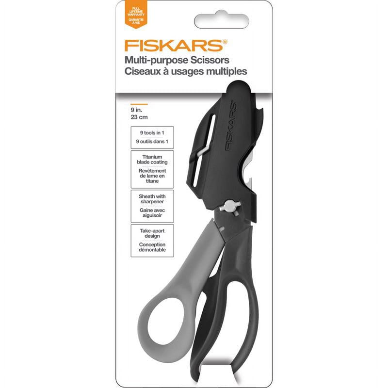 Heavy-Duty Stainless Steel Scissors with Pointed Tip - Multi-Tool Kitchen & Household