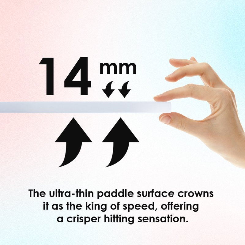 Luzz Pickleball Paddle Whisper – Carbon Fiber T700 14mm Core