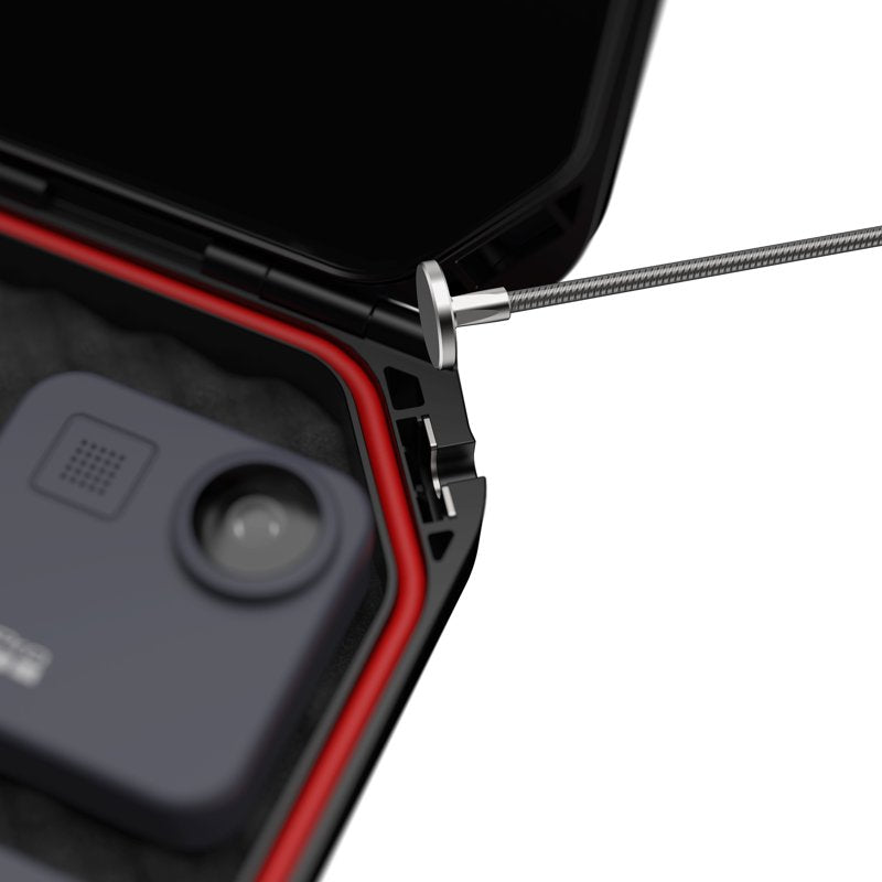 Weather-Resistant Lockable Portable Case with Built-In Lock and TSA Compliance
