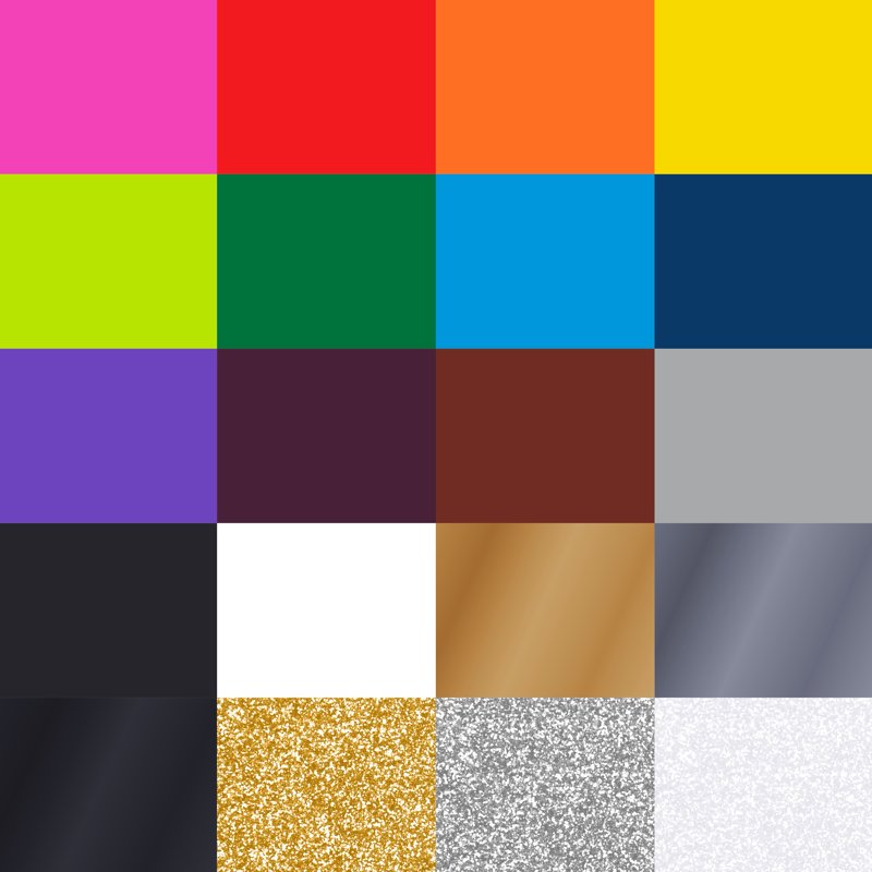 Fabric Paint Set - Assorted Matte Metallic Glitter 20-Pack - Non-Toxic