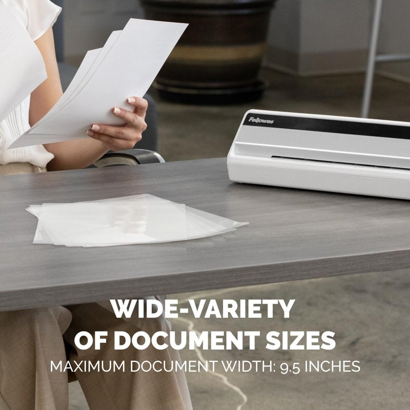 Laminator with Pouch Starter Kit - Fast Office & Classroom Laminating Machine