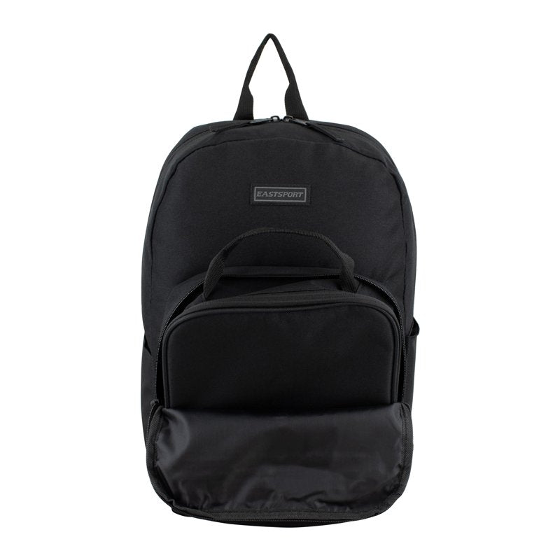 Unisex 17-Inch Backpack & Lunch Box Set for School & Commuting