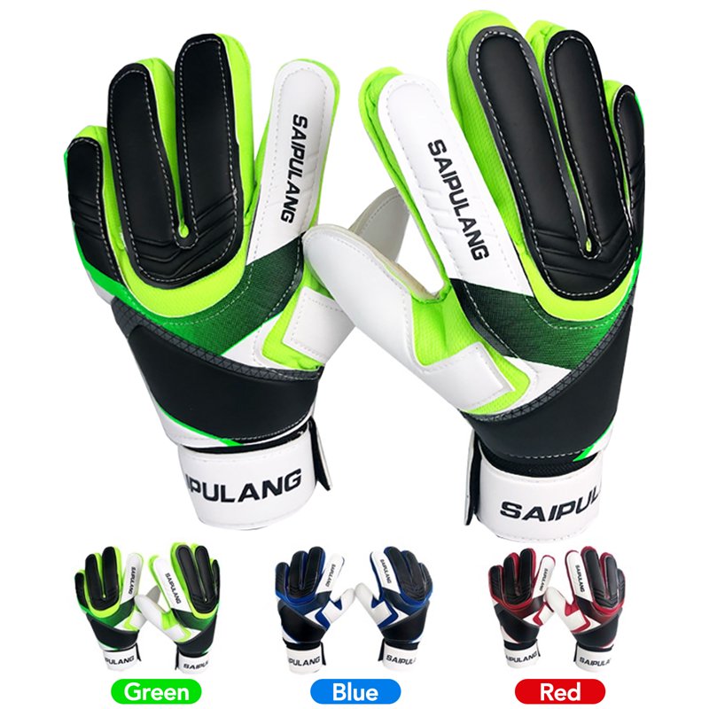 Diymag Kids Goalkeeper Gloves – Youth Goalie Gloves with Finger Protect (Green Variation)