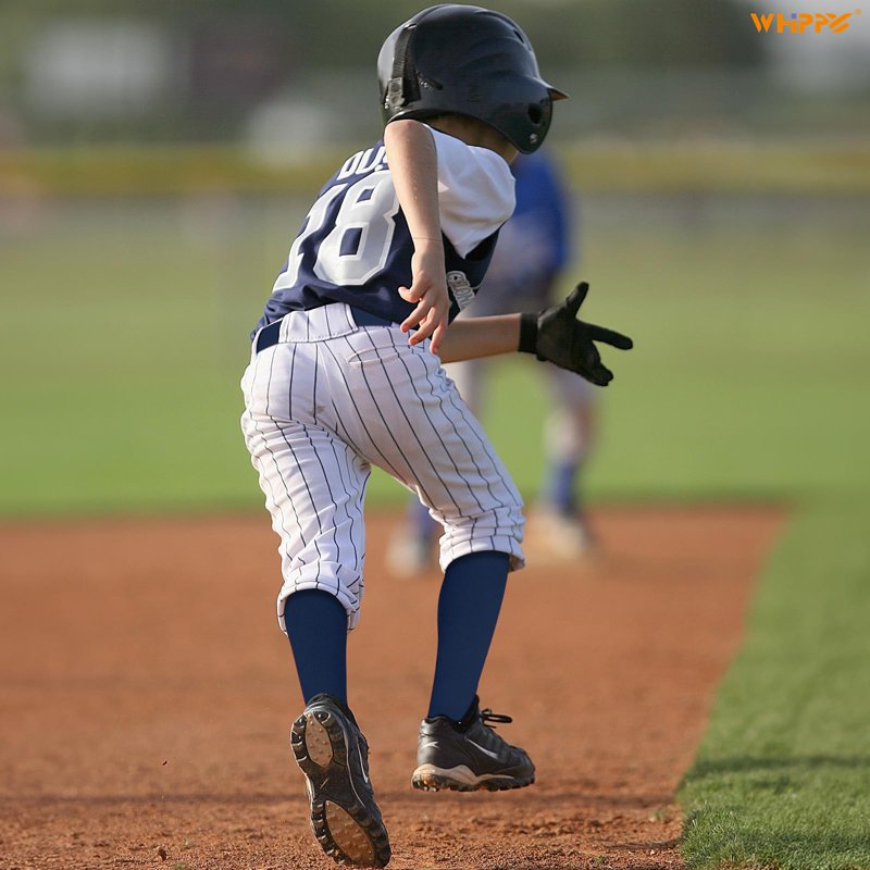 Youth & Kids Baseball Socks 3-Pair Knee-High Tube Socks for Softball & Soccer