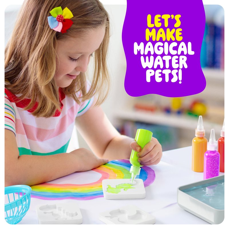 Kids Water Pets Craft Kit - DIY Fairy, Unicorn & Dinosaur Water Creatures