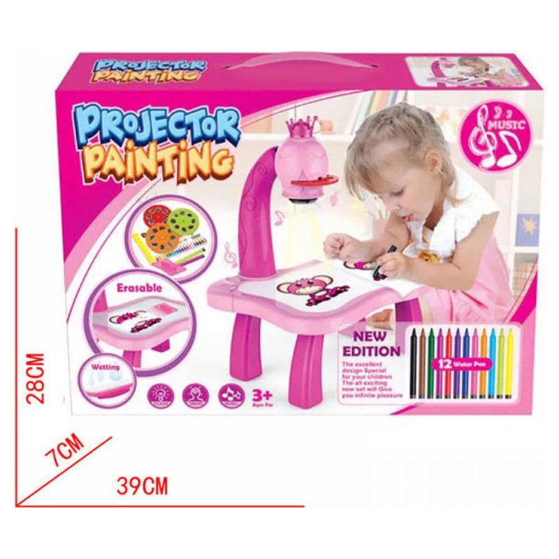 Magnetic Drawing Board for Toddlers - Erasable Doodle & Projection Art Toy for Kids 3-6 Years