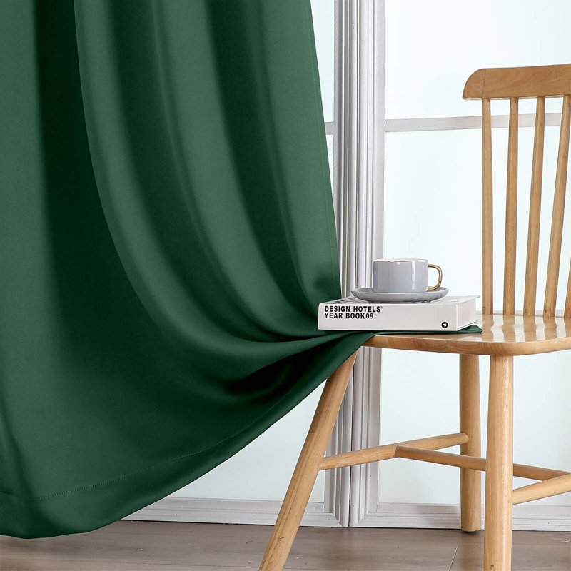 Blackout Curtains 2 Panels Set Thermal Insulated Privacy Window Treatment