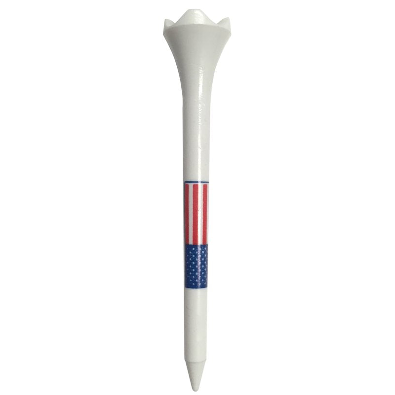 Golf Tees with Low-Resistance Head for Longer Drives - 25 Pack, 2.75"