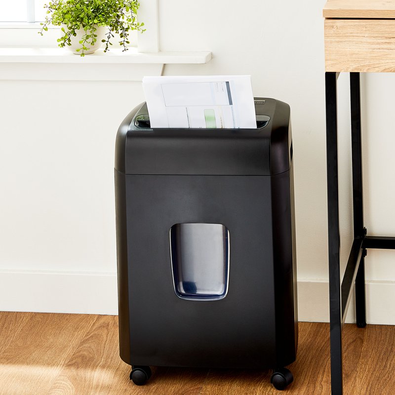 Cross-Cut Paper Shredder 16 Sheets for Office & Home with 5.3 Gal Bin
