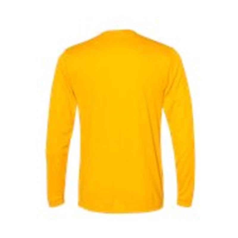 Russell Dri-Power Core Performance Long Sleeve Tee - Gold, Medium