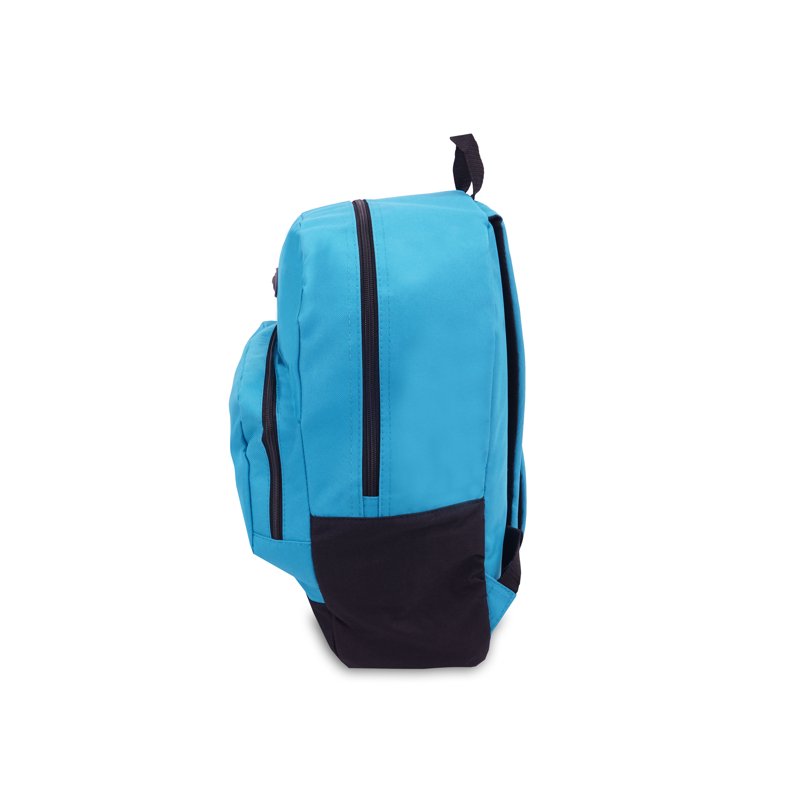 Classic Unisex 17-Inch Backpack with Front Organizer for School Work Travel