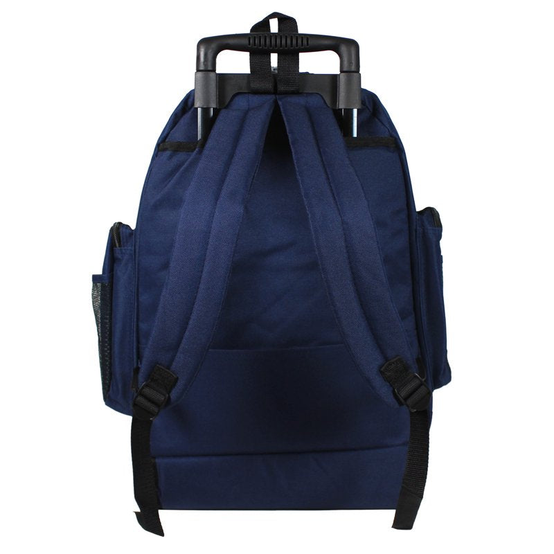 22-Inch Rolling Carry-On Backpack - Durable Lightweight Travel Bag