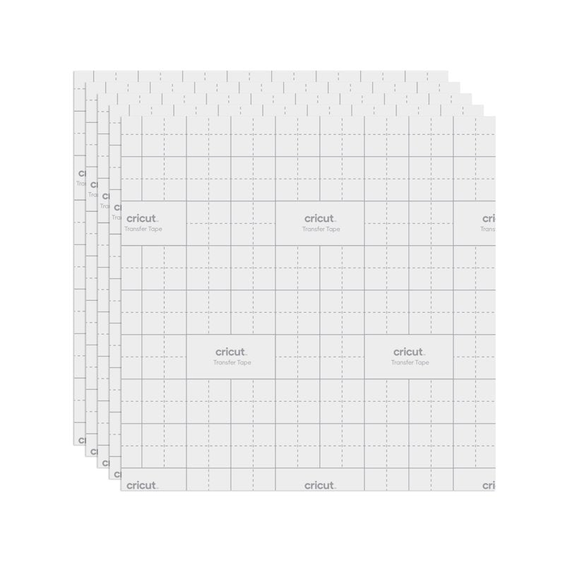 Vinyl Transfer Tape Sheets for Cricut - 75 Sheets, 12x12 Inches