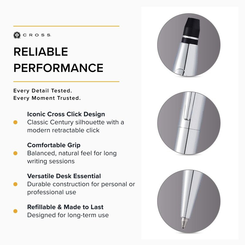 Cross Click™ Retractable Ballpoint Pen - Elegant Writing Instrument
