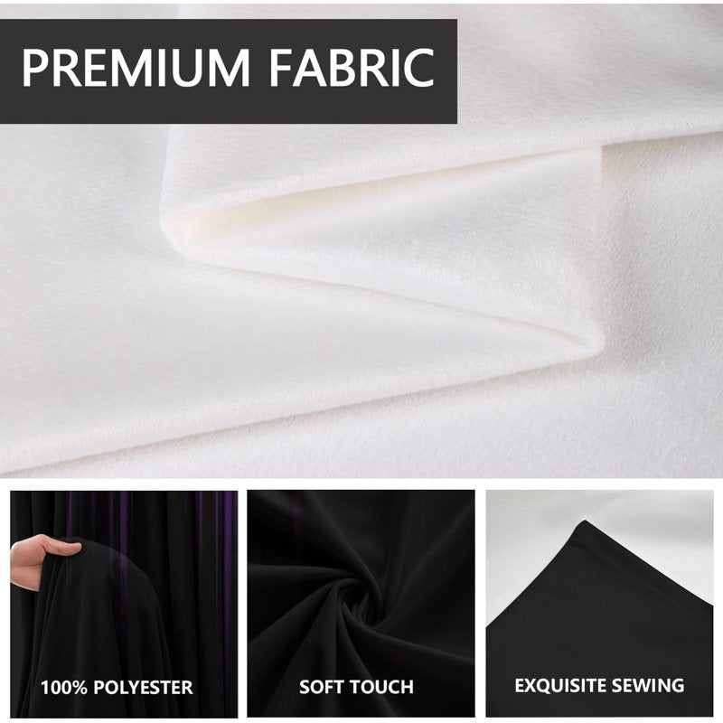 Modern Gradient Ombre Window Curtains 52x84 Inch - 2 Panels, Living Room & Bedroom Drapes