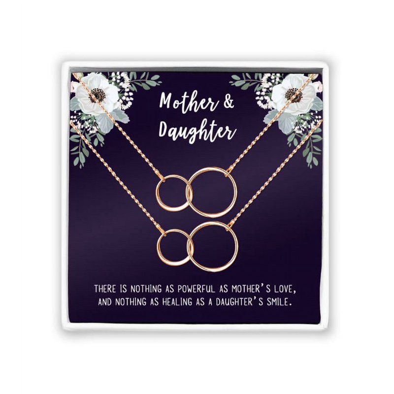 Matching Infinity Necklace for Mom and Daughter - Rose Gold, Silver, Gold Options - Mother's Day Gift