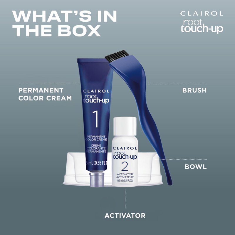 Permanent Hair Dye Kit for Root Touch-Up & Color Enhancement