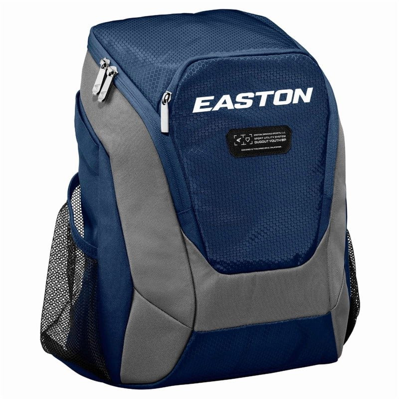 Youth Sports Backpack with Helmet & Shoe Compartment - Navy