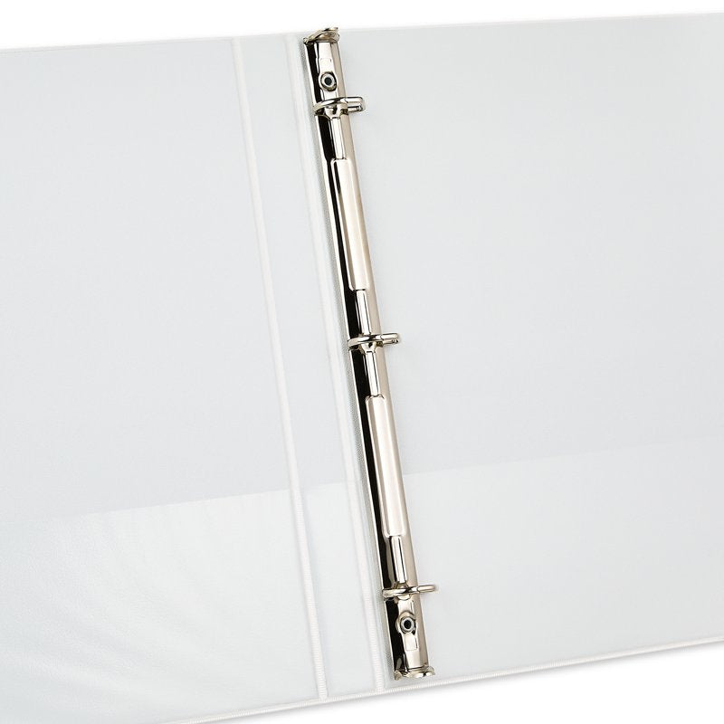 4 Pack View Binder with 0.5 Inch D-Rings - White, Office & School Use