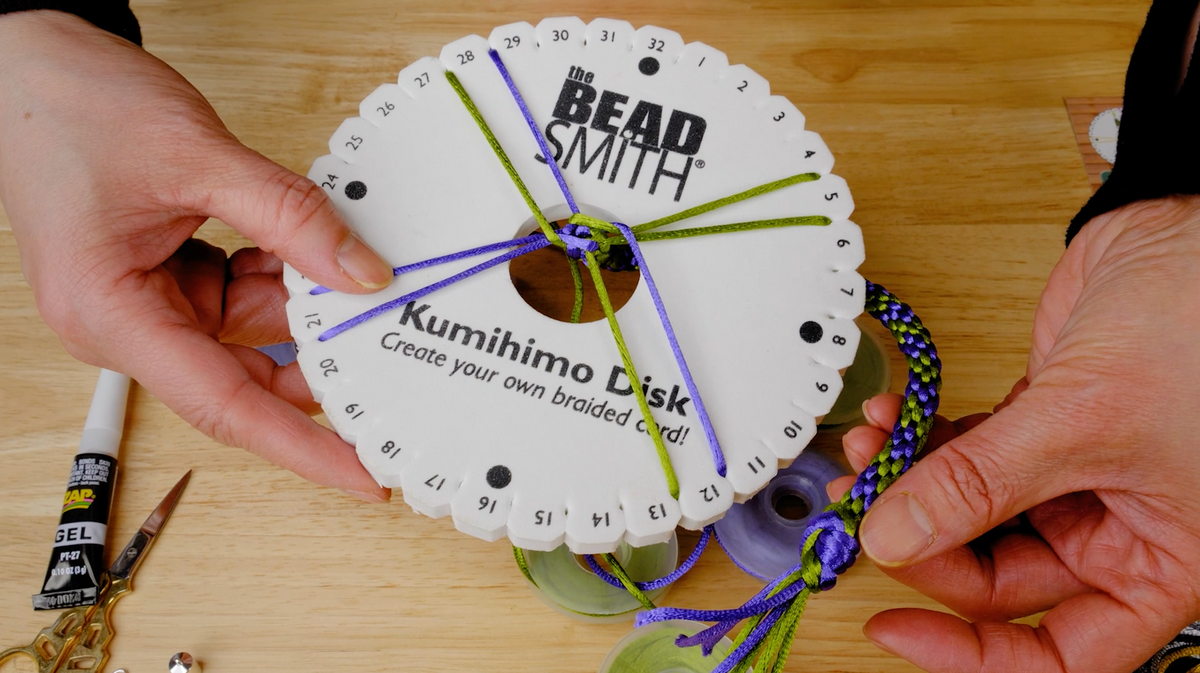 Kumihimo Braiding Disks Set - 4.5 Inch Foam Jewelry Making Tools
