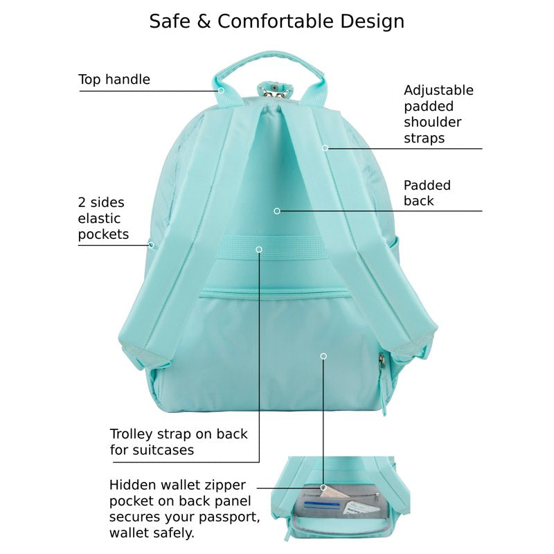 Mini Backpack for Travel and Everyday Use - Multiple Colors
